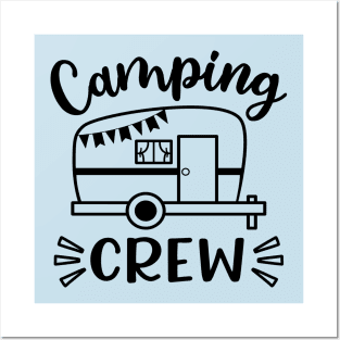 Camping Crew Family Camper Posters and Art